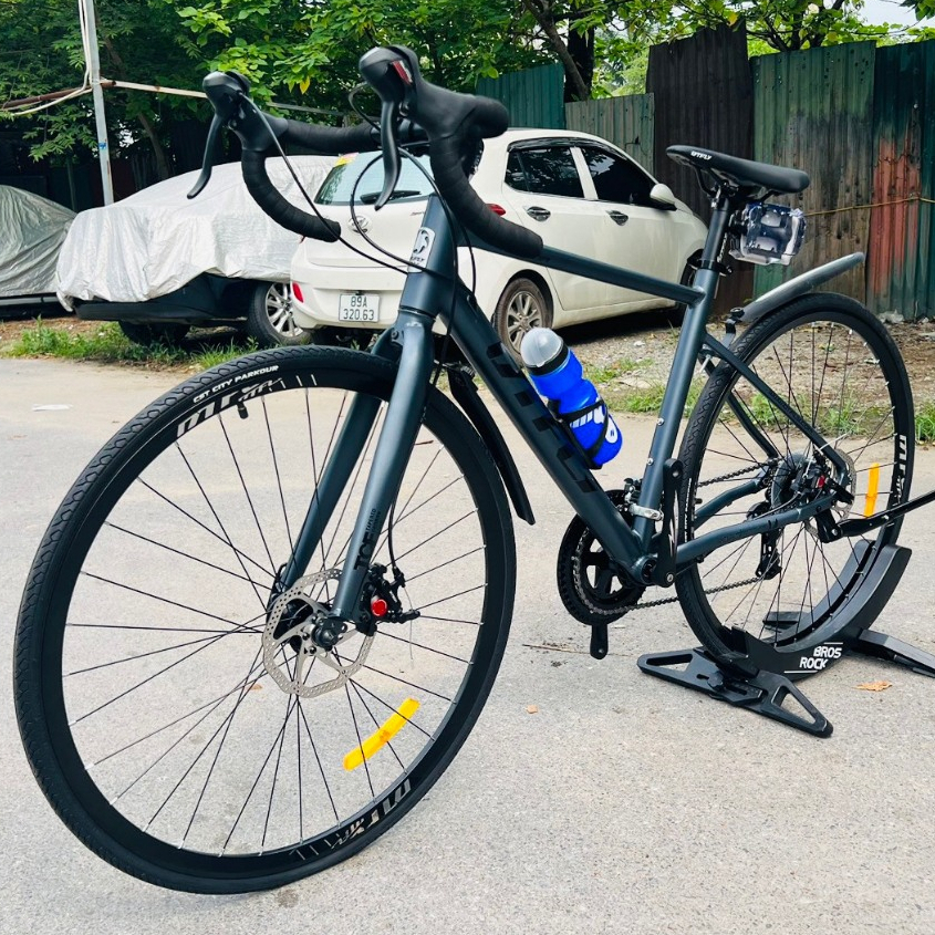 Xe Đạp Road DTFLY R070A Khung Nhôm Không Mối Hàn Sơn Tĩnh Điện,Tay Đề Lắc Shimano R070, Đùi Nhôm, Ph