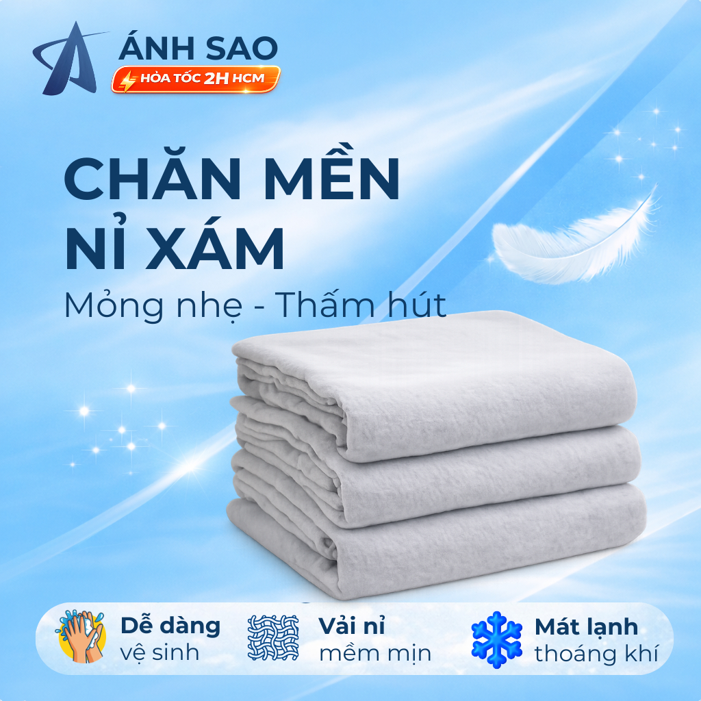 Chăn Mền Nỉ Ánh Sao Mềm Ấm Gấp Gọn Tiện Lợi Chăn Mền Ngủ Nỉ Văn Phòng Mền Nỉ Nhỏ Gọn Mềm Mịn Chăn Mề
