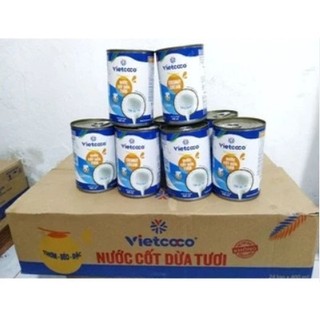 Thùng 30 lon nước cốt dừa tươi Vietcoco 160ml