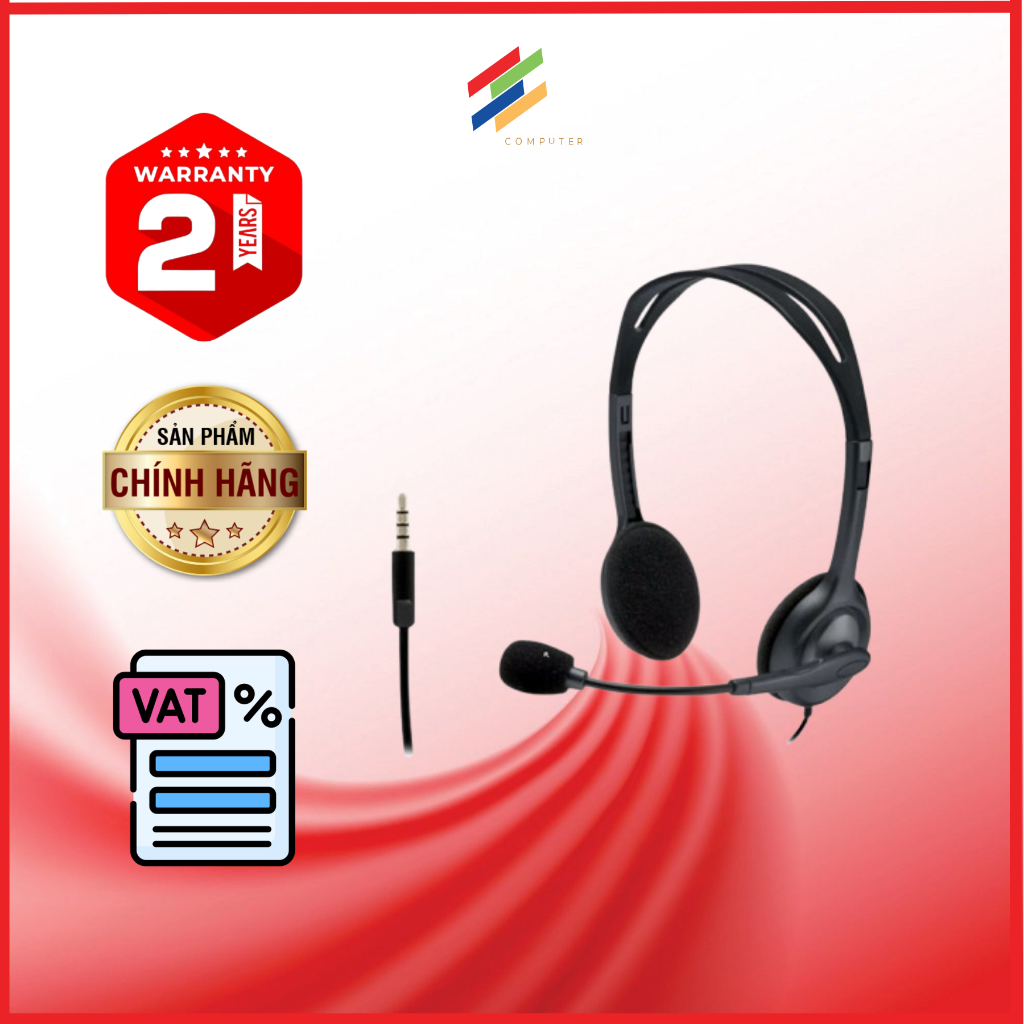 Tai nghe giá rẻ Logitech H111, H110 - Hàng chính hãng bảo hành 2 năm