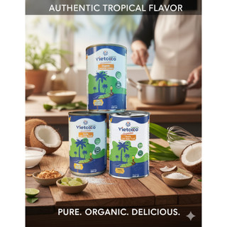 Thùng 30 lon nước cốt dừa tươi Vietcoco 160ml