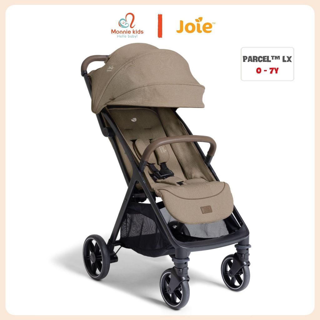 Xe đẩy gấp gọn đa năng Joie Parcel LX cho bé từ sơ sinh, xe nôi du lịch cao cấp - Monnie Kids