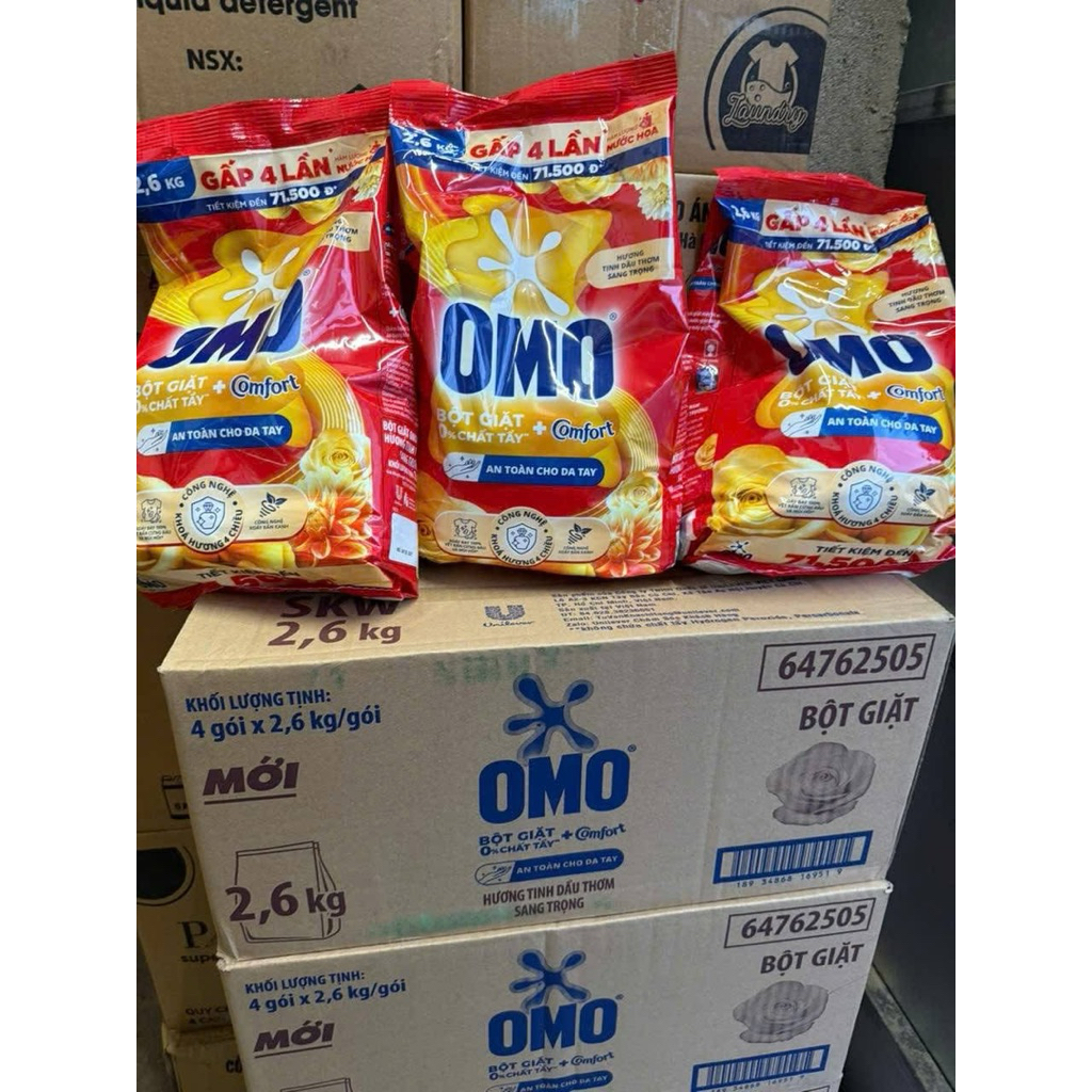 Bột giặt OMO 2.6kg