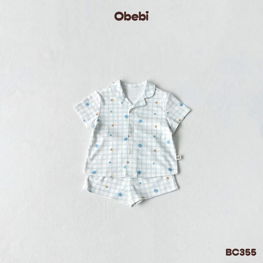 BỘ PYJAMA TAY NGẮN OBEBI SIZE 73 - 120