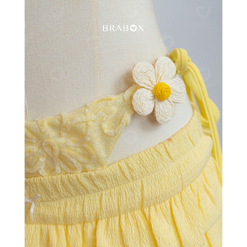 Bikini hoa vàng Butter Daisy Bikini BRABOX BIKI51 | BigBuy360 - bigbuy360.vn