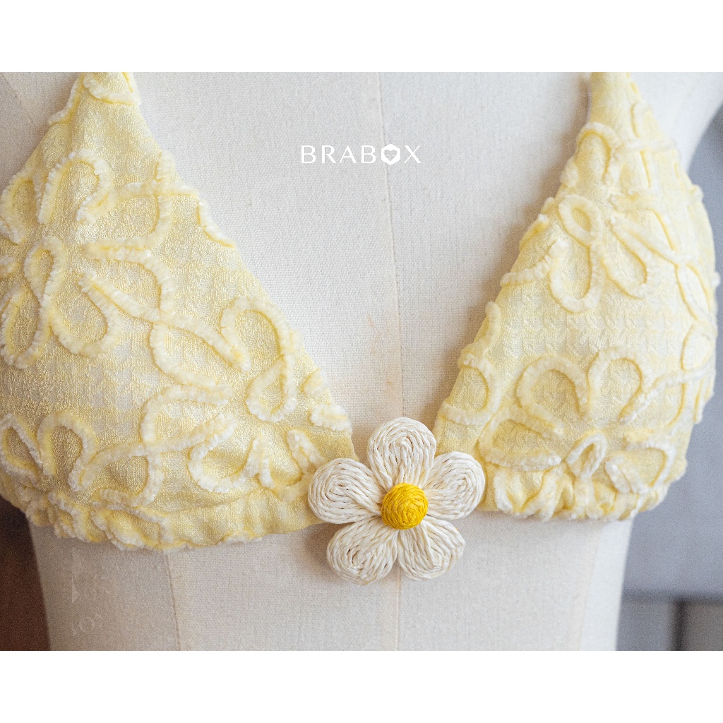 Bikini hoa vàng Butter Daisy Bikini BRABOX BIKI51 | BigBuy360 - bigbuy360.vn