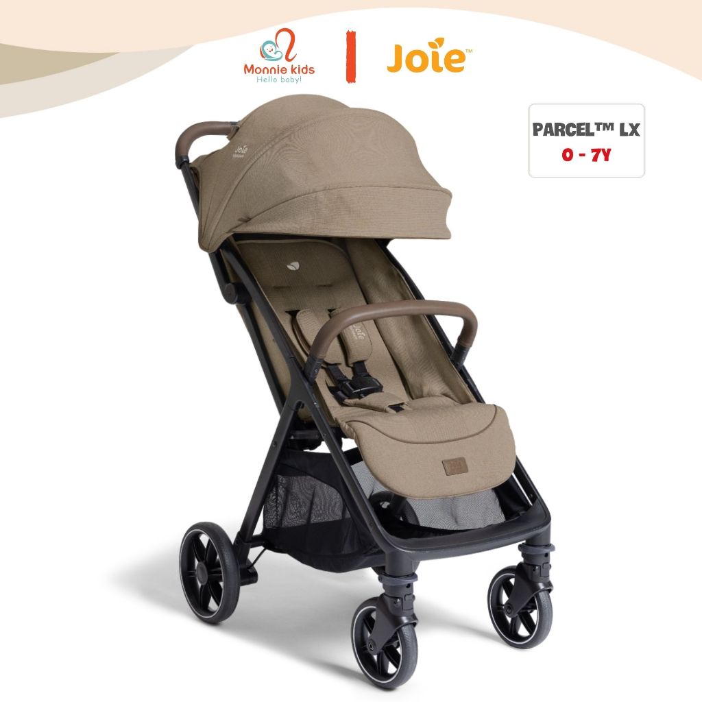 Xe đẩy gấp gọn đa năng Joie Parcel LX cho bé từ sơ sinh, xe nôi du lịch cao cấp - Monnie Kids