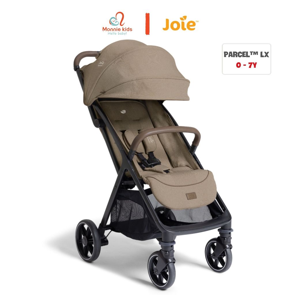 Xe đẩy du lịch gấp gọn đa năng Joie Parcel LX xe nôi cao cấp cho bé từ sơ sinh - Monnie Kids
