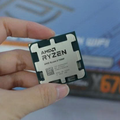 CPU AMD Ryzen 5 7500F/  Ryzen 7 7800x3d AM5 chạy Ram 5 - Tray chính hãng Full VAT