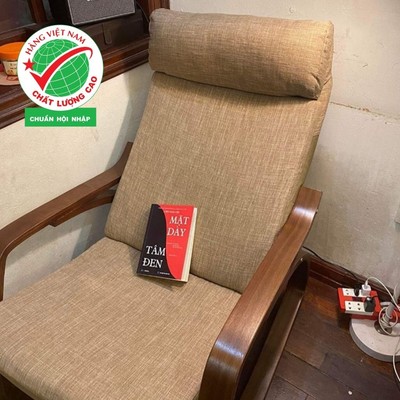Bộ ghế Poang cao cấp khung gỗ plywood óc chó