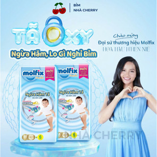 Tã/bỉm quần Molfix Oxy Super Jumbo giúp Ngừa Hăm Tã đủ các size M,L,XL,XXL,XXXL