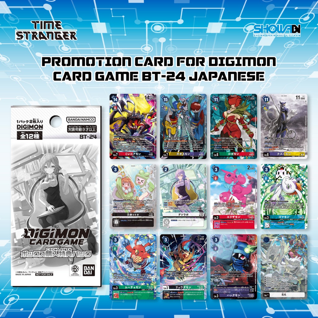 Hàng tặng không bán Promotion Card for Digimon Card Game BT-24 Japanese