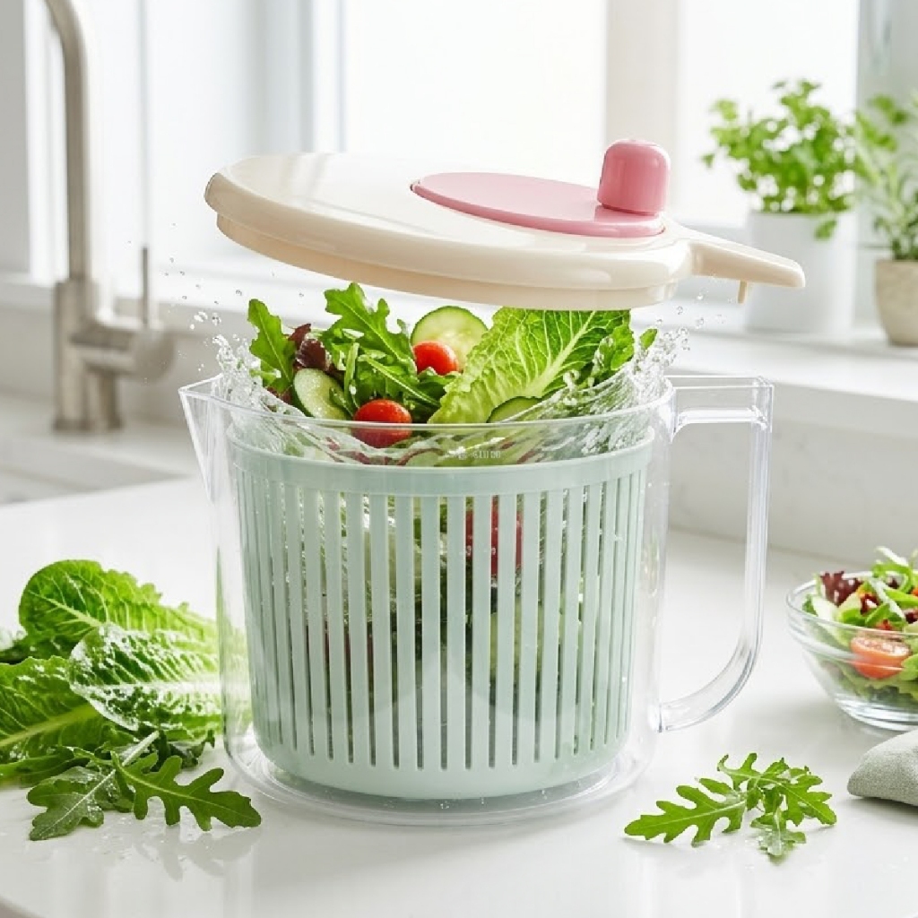 Rổ quay rau Lebenlang RR01,rổ quay rau củ quả 2.5L, rổ rửa rau đa năng nhựa pp cao cấp - chính hãng | BigBuy360 - bigbuy360.vn