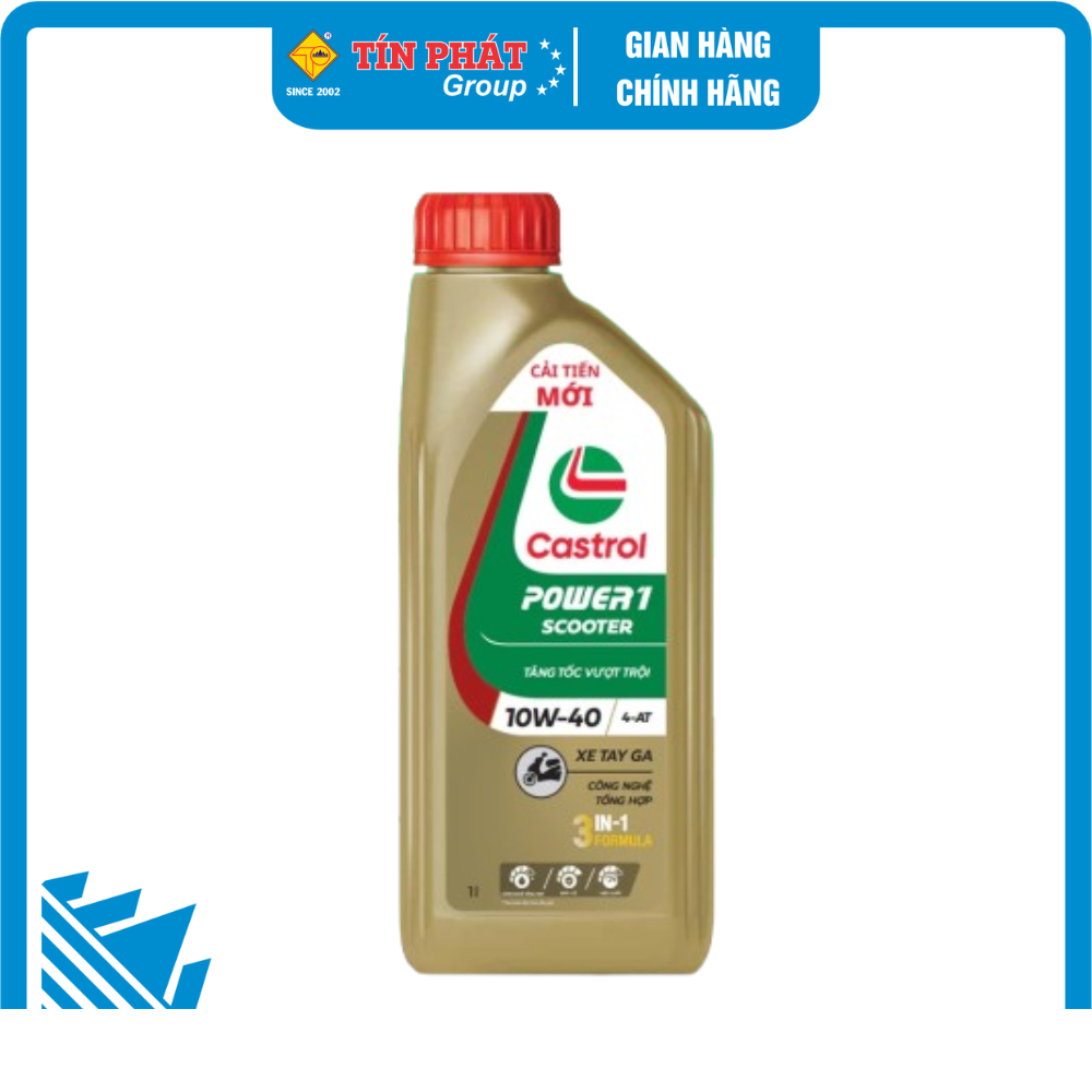 (QR) Nhớt Castrol Power1 SCOOTER 10W40 (1L)