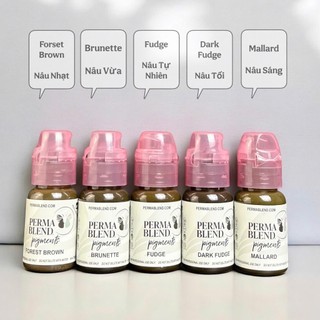 Mực Perma Blend hữu cơ  chai 15ml bong đậm trong phun xăm thẩm mỹ