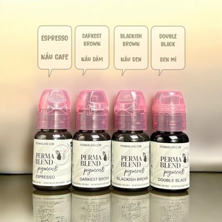 Mực Perma Blend hữu cơ  chai 15ml bong đậm trong phun xăm thẩm mỹ