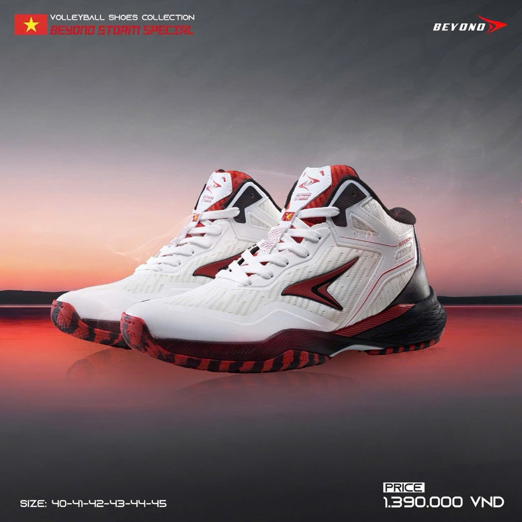 ( inb1150k) Giày bóng chuyền BEYONO STORM SPECIAL phiên bản đặc biệt ( tặng túi - tất beyono)