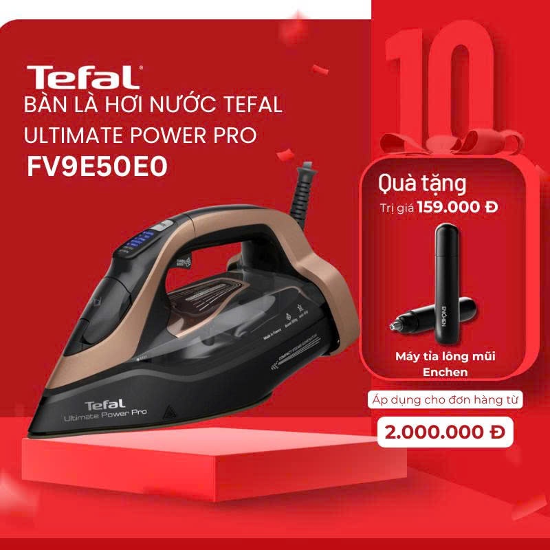Bàn ủi hơi nước Tefal Ultimate Power Pro FV9E50E0 3200W - Bảo Hành Chính Hãng 2 Năm