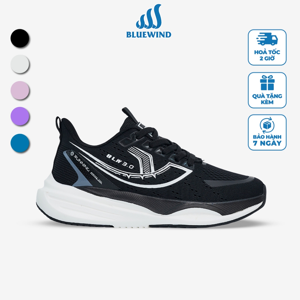 Giày Thể Thao Nam Nữ BLUEWIND AeroRun 3.0 Êm Chân, Thoáng Khí, Đế Cao 4cm 68381
