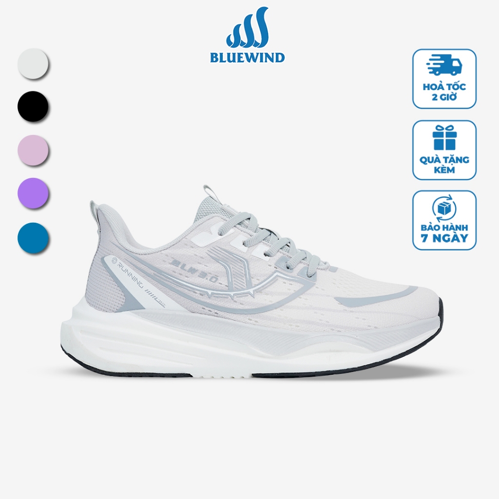 Giày Chạy Bộ Nam Nữ BLUEWIND AeroRun 3.0 Đế Cao 4cm, Êm Chân, Thoáng Khí 68381