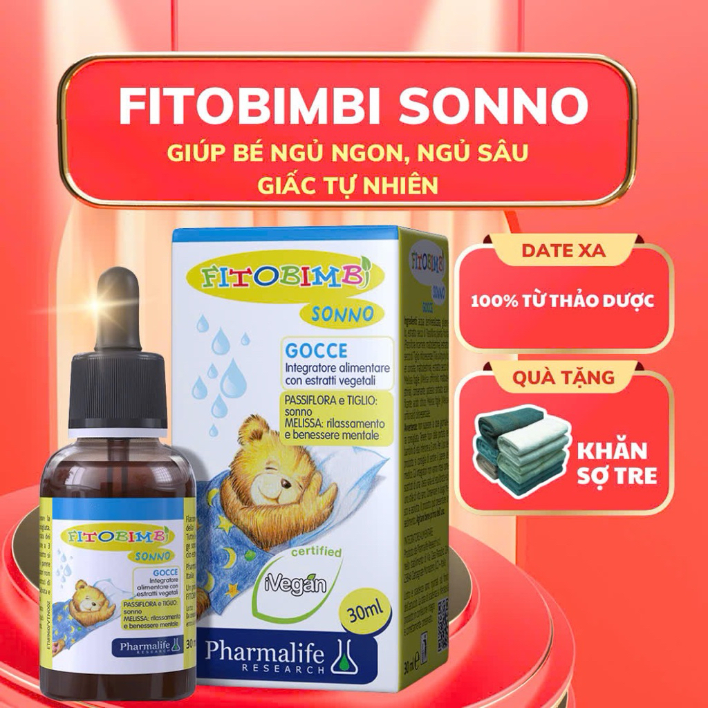 Sonno Fitobimbi _Hỗ trợ cho bé yêu giấc ngủ ngon