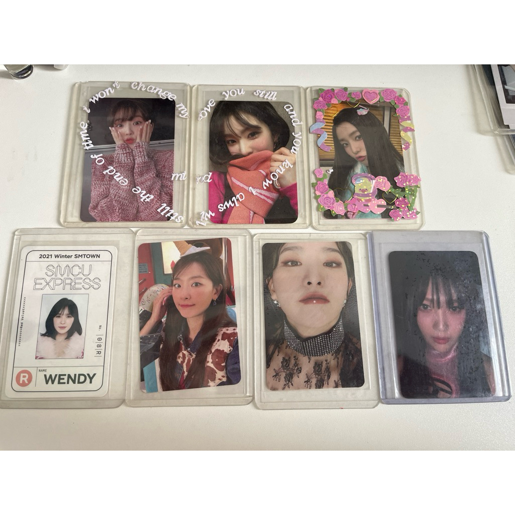 Red Velvet card IRENE SEULGI WENDY JOY