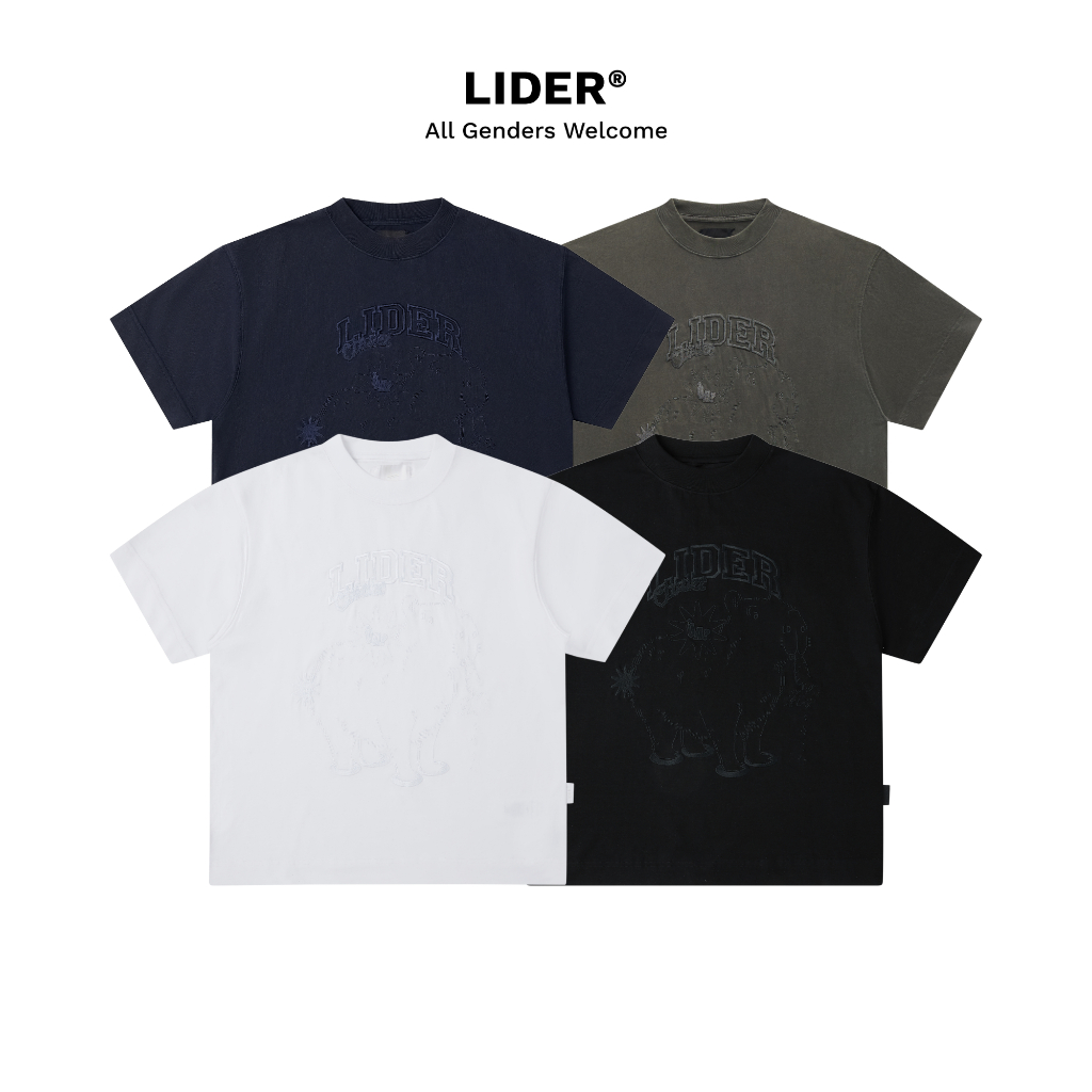 Áo Thun Capybara Tay Ngắn Unisex LIDER CAPYBARANOMNOM TEE