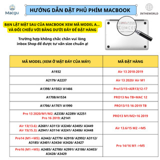 Phủ che bàn phím mac TAIKESEN mỏng nhẹ  mac m2 m1 - PM02