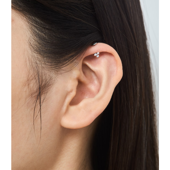 Khuyên tai thân thẳng VERTICAL HELIX TITANIUM EARRING COCKSTOCK