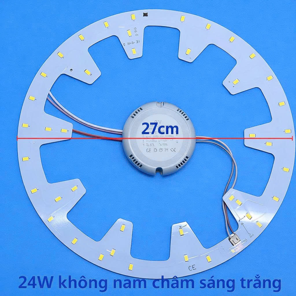 Led Vòng Ốp Trần 24w Ánh Sáng Trắng/ Vàng