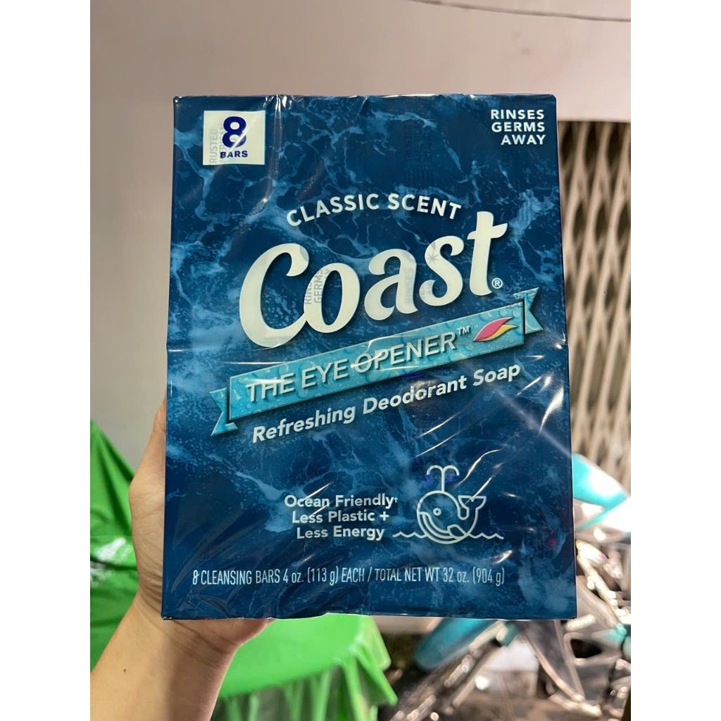 [Hoả Tốc] Nguyên Lốc 8 cục xà phòng coast, xà bông coast mỹ