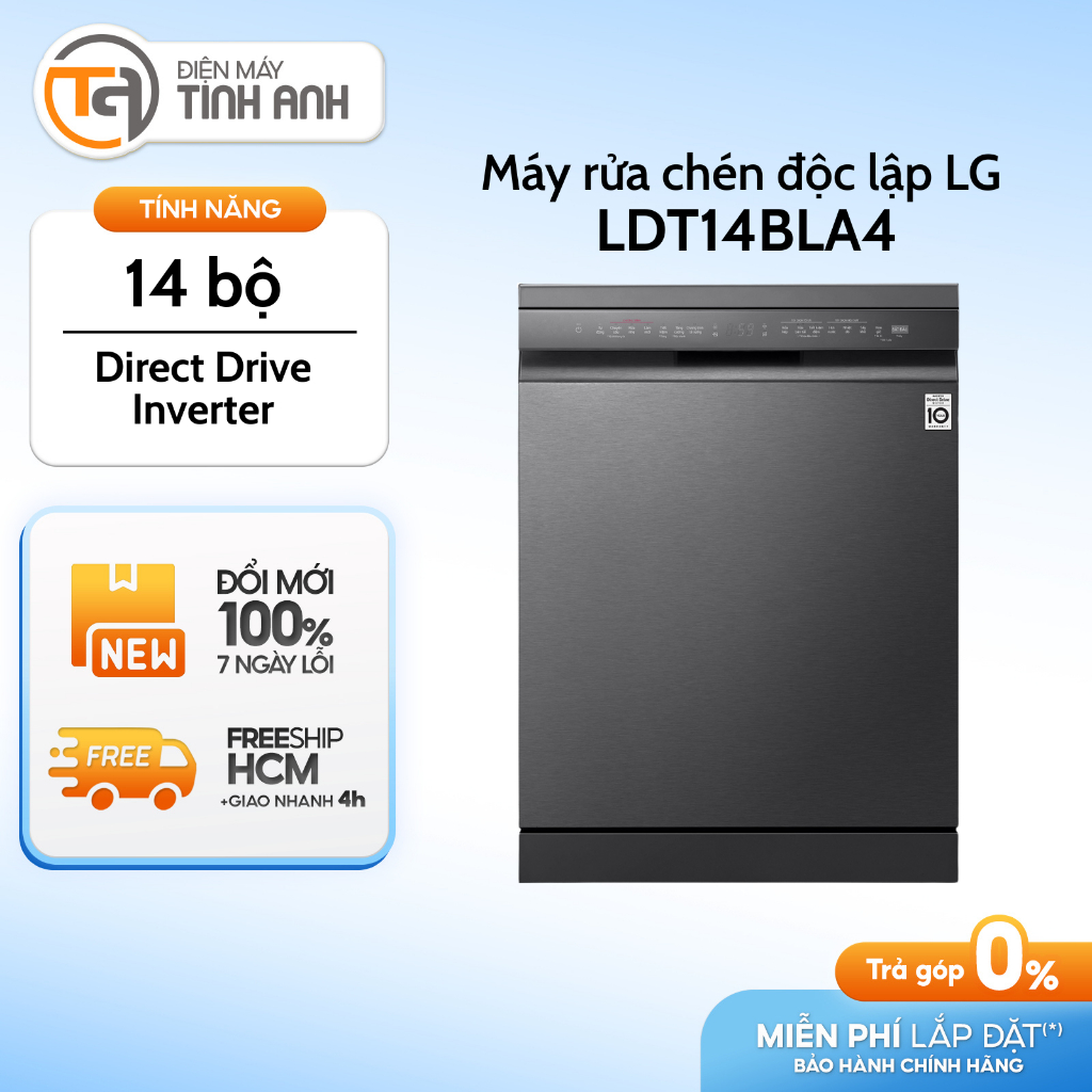 Máy Rửa Chén Độc Lập LG LDT14BLA4