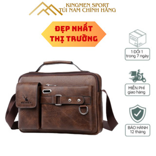 Túi Đeo Chéo ⚡ ĐẸP NHẤT THỊ TRỜNG ⚡Túi Đeo Nam, Túi Xách Nam Da Bò Microfiber WEIXIER Sang Trọng Lịch Lãm Đi Làm Đi Chơi