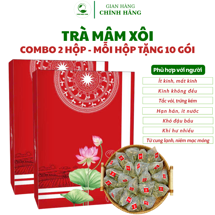 COMBO 2 Hộp Trà Mâm Xôi - Thảo Dược Zone