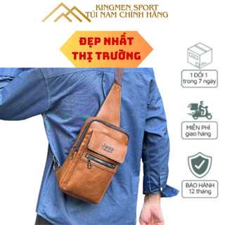 Túi Đeo Chéo ⚡ ĐẸP NHẤT THỊ TRƯỜNG ⚡ Túi Da Đeo Chéo, Túi Da Nam Đeo Ngực, Vai Mới Nhất, Nhỏ Gọn, Tiện Lợi -LM38