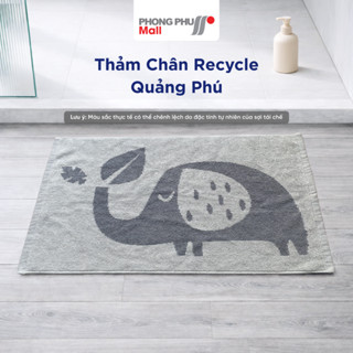 Combo 3 Thảm chân Recycle bảo vệ môi trường Quảng Phú siêu thấm hút, mềm mịn, vật dụng để trang trí nhà tắm và cửa ra và
