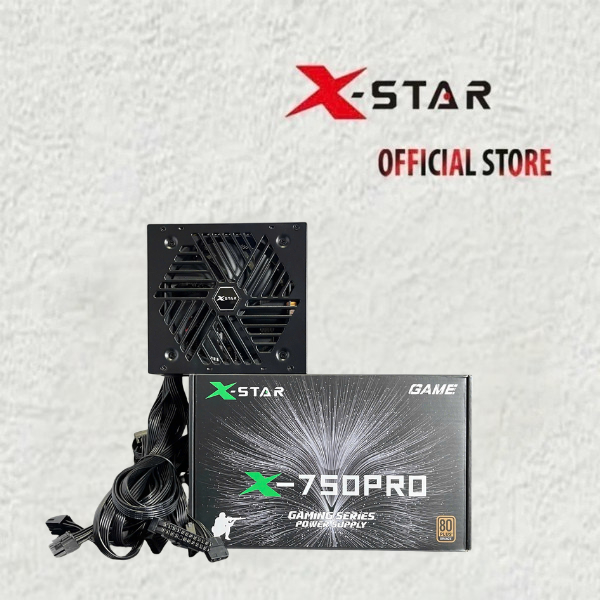 Nguồn PC XSTAR X-750 Pro 750W 80 Plus Bronze – Nguồn Máy Tính Gaming Công Suất 750W