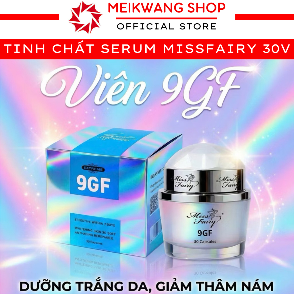 Serum MISS FAIRY 9GF 30v - Phục Hồi - Tái Tạo - Thải Độc Chì - Cân Bằng Độ pH - Dưỡng Trắng