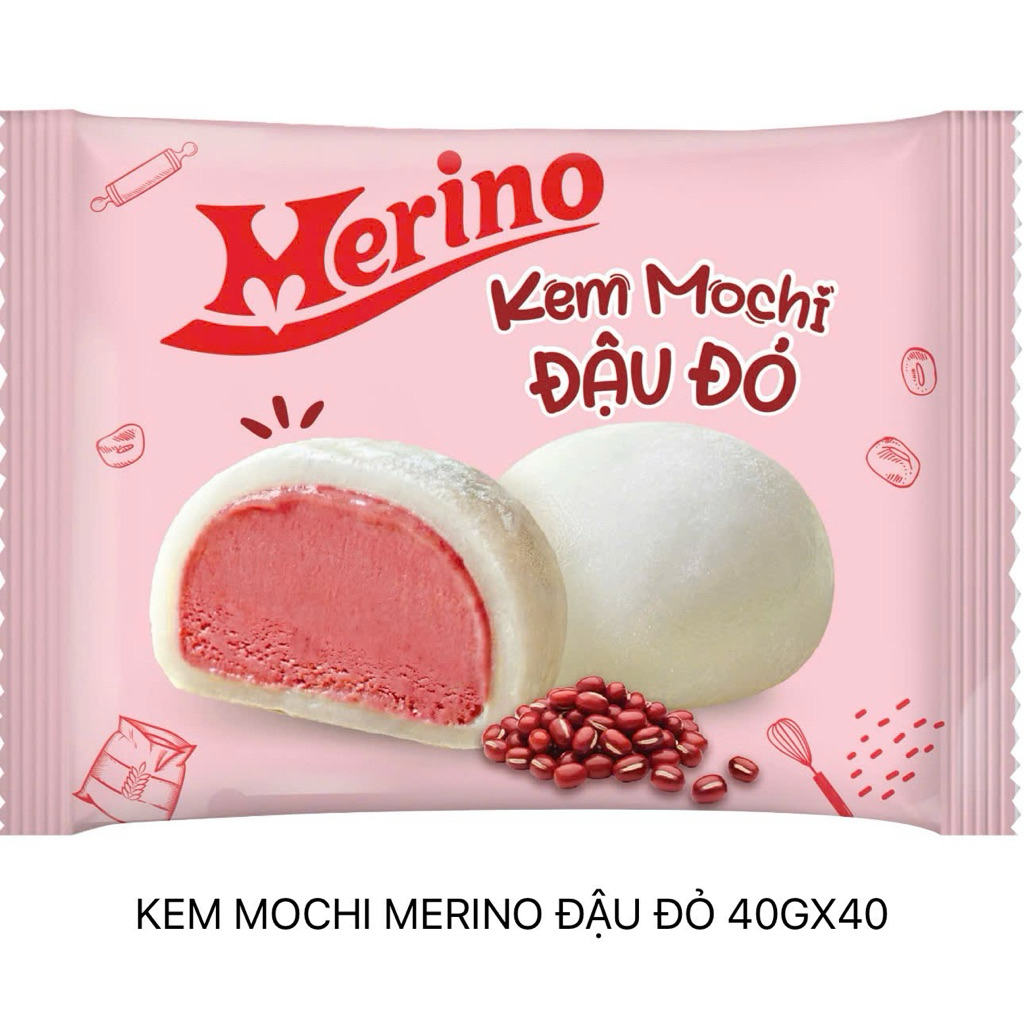 Kem Mochi Đậu Đỏ