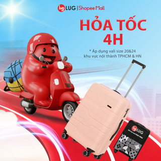 [HỎA TỐC SIZE 20,24 HCM & HN] Vali Du Lịch LUG Lusetti LS802 Size 20, Size 24 Nhựa PP Chống Bể vỡ, Khóa Số TSA