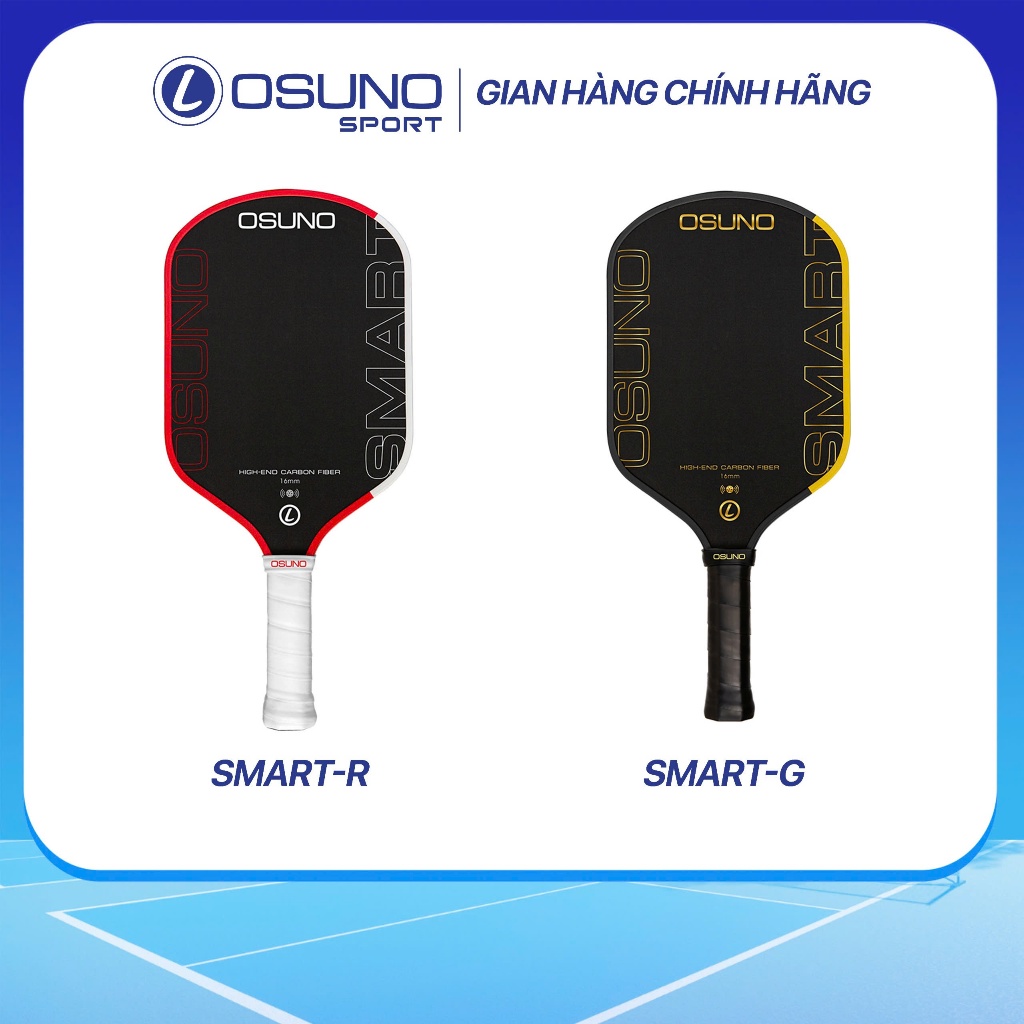 Vợt Pickleball OSUNO SMART – cao cấp | Chip NFC thông minh | SPIN cực đỉnh| OSUNO SPORT