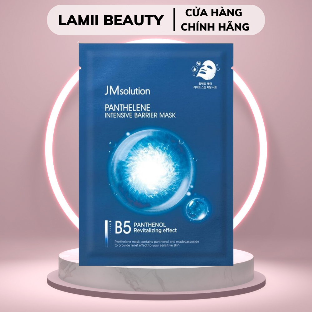 Mặt nạ giấy JM Solution B5 Panthelene intensive barrier / Glow Luminous Flower Firming Mask Rose