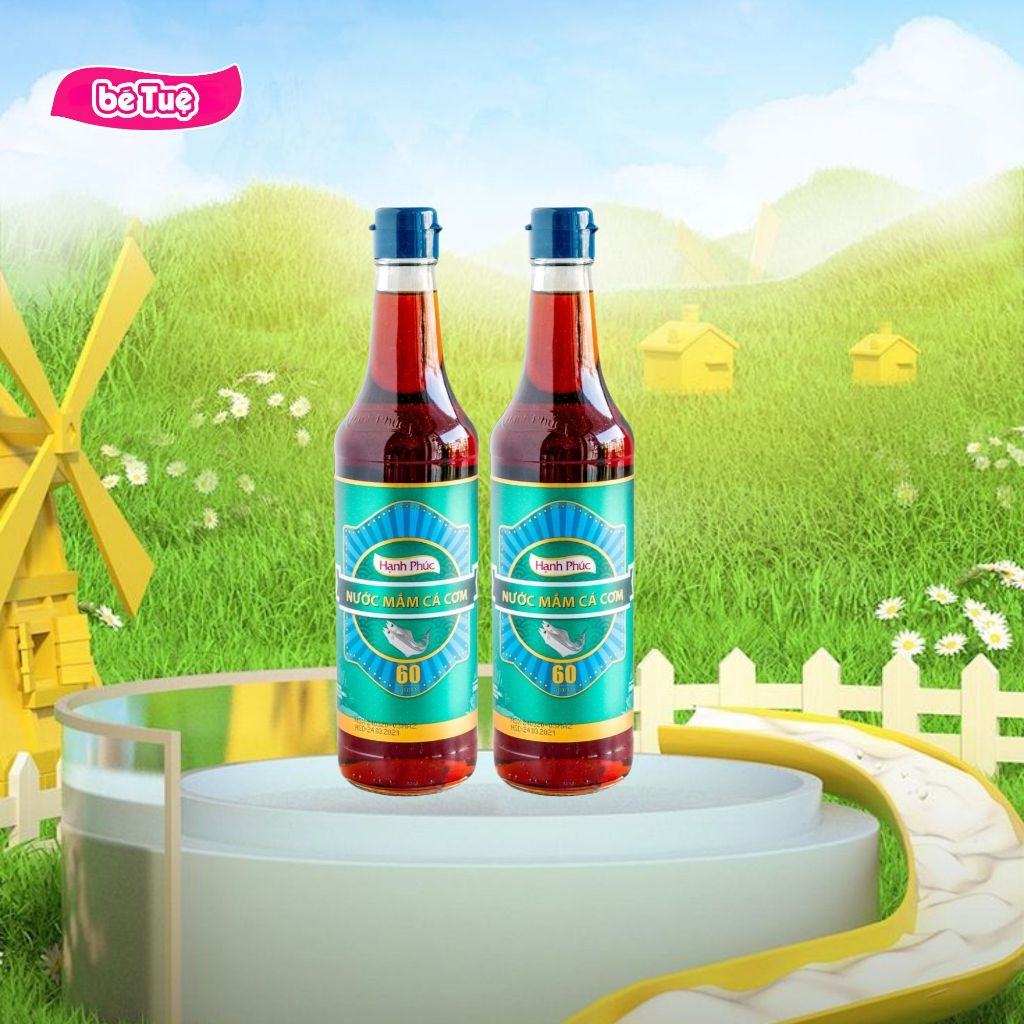 Nước mắm Hạnh Phúc 60 độ đạm - 500 ml Chính Hãng