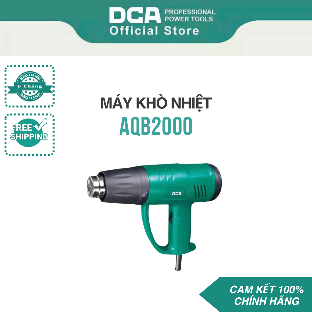 DCA Máy Khò Nhiệt AQB2000 2000W - Hàng Phân Phối Chính Hãng