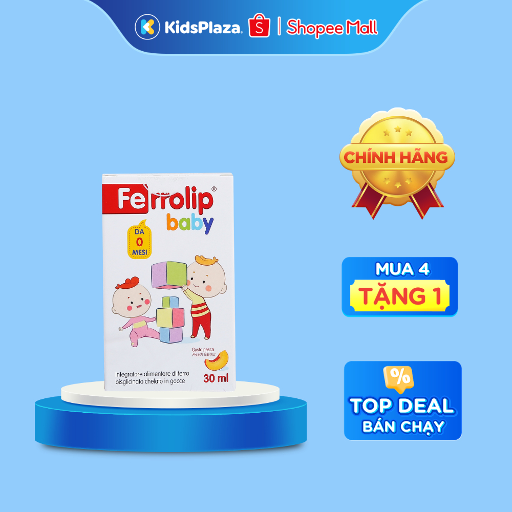 [M3] - Sắt Ferrolip Baby 30ml cho bé yêu