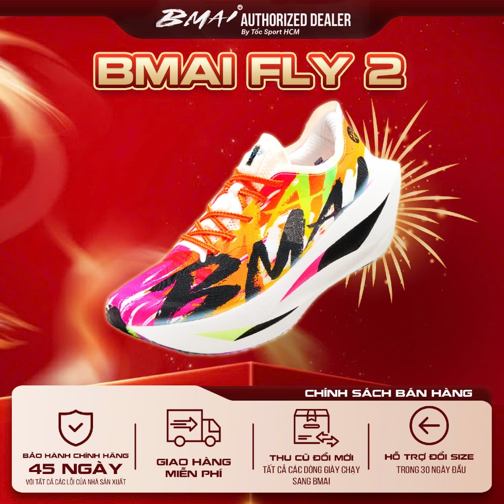 Giày Bmai | BMAI Giày Chạy Bộ full Carbon FLY 2 - MIX - Hàng Chính Hãng - Giày Full carbon | Giày Th