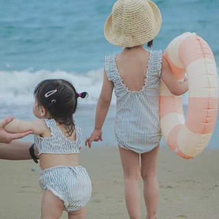 {80-130} Đồ Bơi Bé Gái Ngắn Tay Cao Cấp UPF 50+ - Bikini 2 Mảnh Vải Chống Clo Nhanh Khô, Đồ Bơi Trẻ Em Hàn Quốc Dễ Thươn