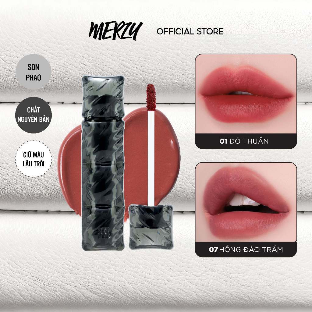 [SVIP x MERZY] [SON PHAO] Son Merzy Puffer Velvet Tint 3.7g
