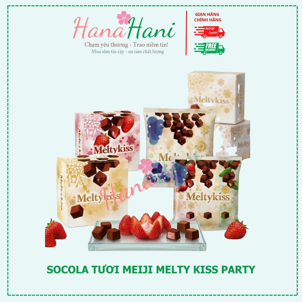 Socola tươi Meiji Melty Kiss Party