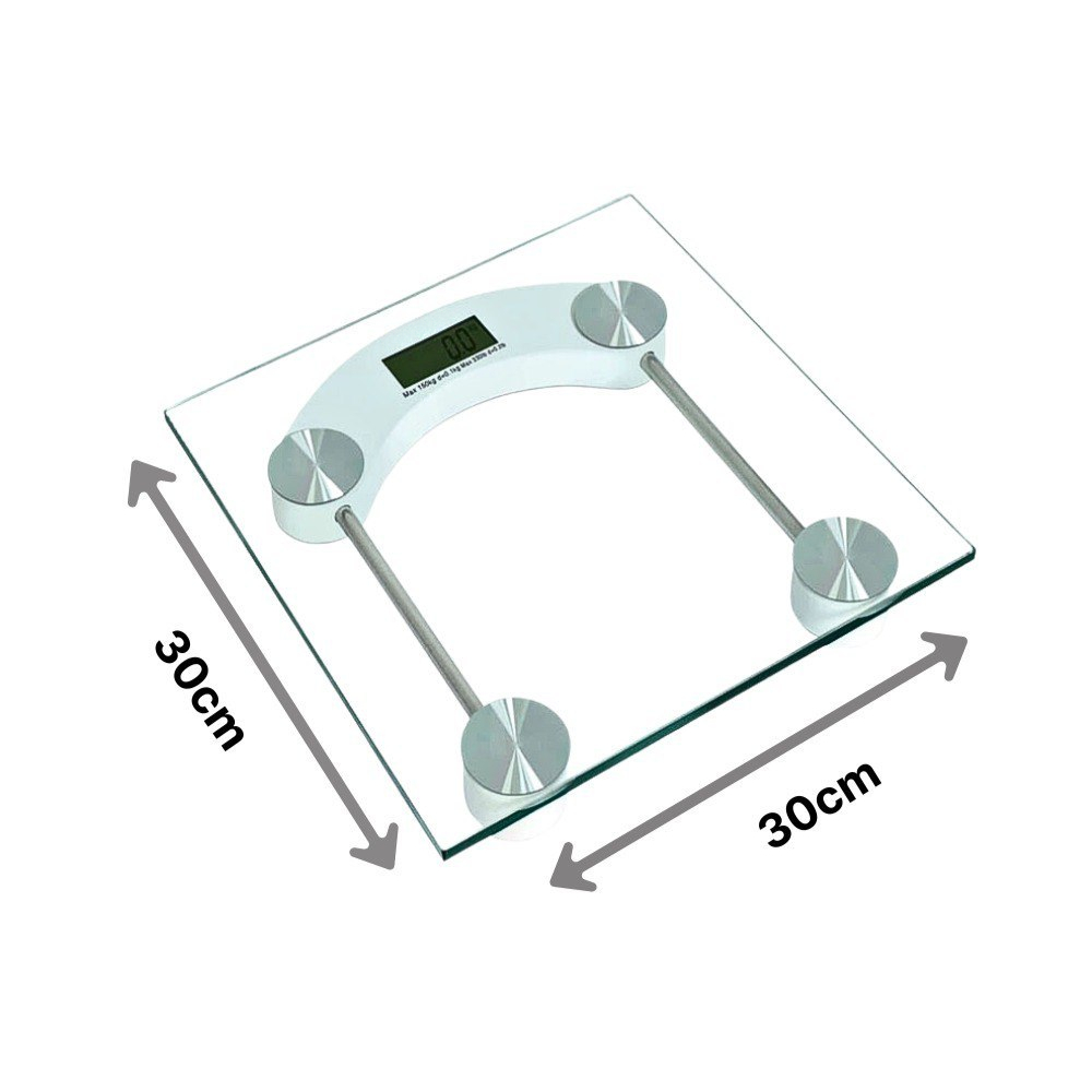 Cân điện tử sức khoẻ hiện đại, mặt kính trong suốt chịu lực đến 180kg SK-19030